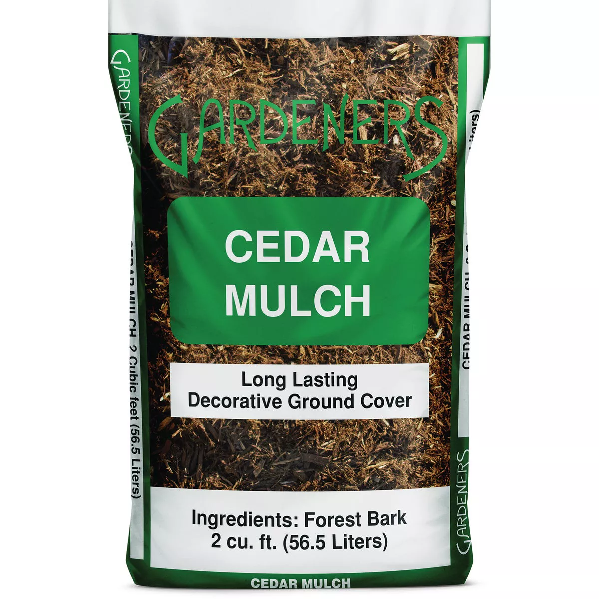 Gardeners 2 Cu. Ft. Long Lasting Ground Cover Cedar Decorative Bark Mulch