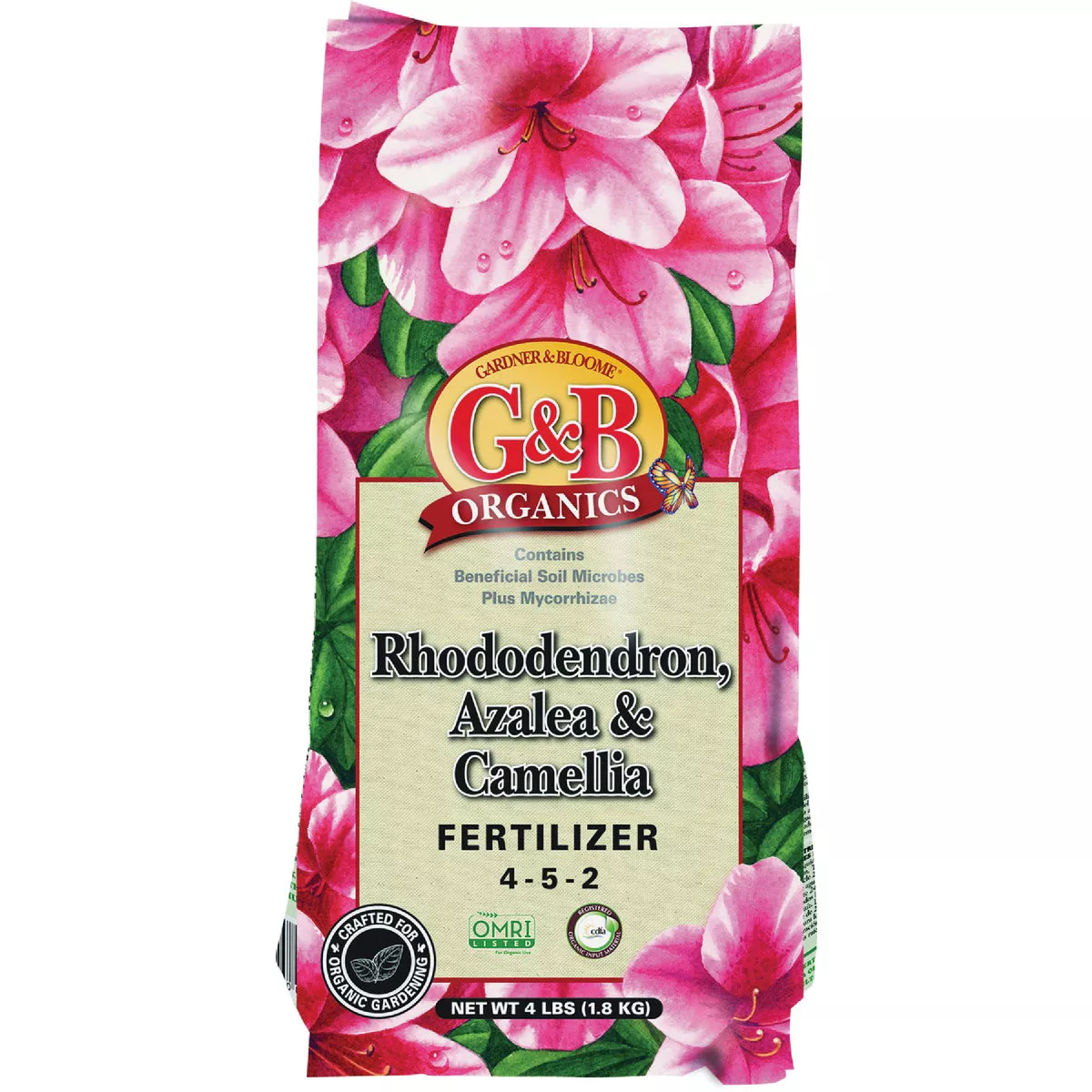 G&B Organics 4 Lb. 4-5-2 Rhododendron, Azalea & Camelia Plant Fertilizer |  True Value Hardware