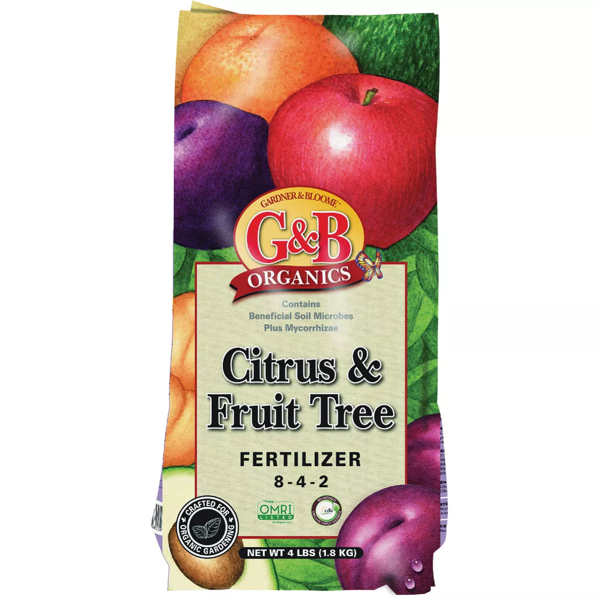 G&B Organics 4 Lb. 8-4-2 Citrus & Fruit Tree Fertilizer