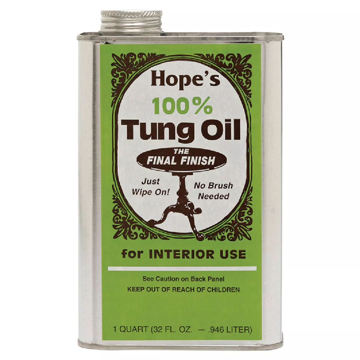 Hope's 1 Qt. Interior Tung Oil Finish, 224-147