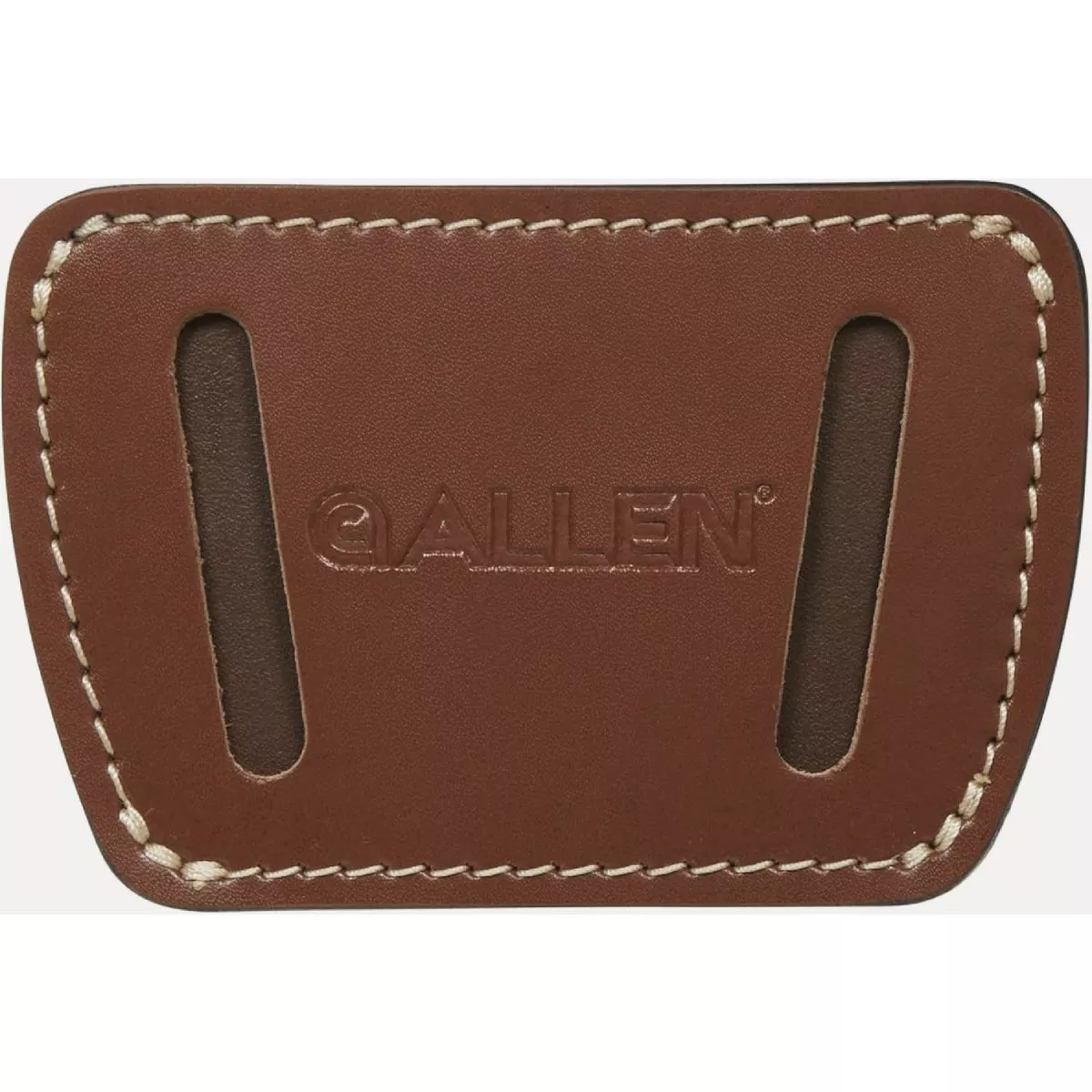 Allen Glenwood Small Brown Leather Belt Slide Holster