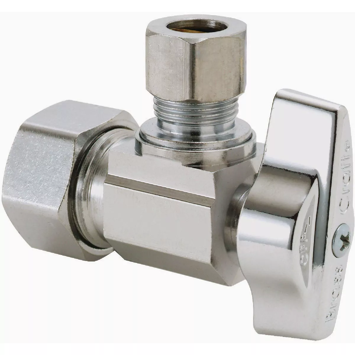 Brasscraft 5/8 In. x 3/8 In. Chrome ANG Valve-