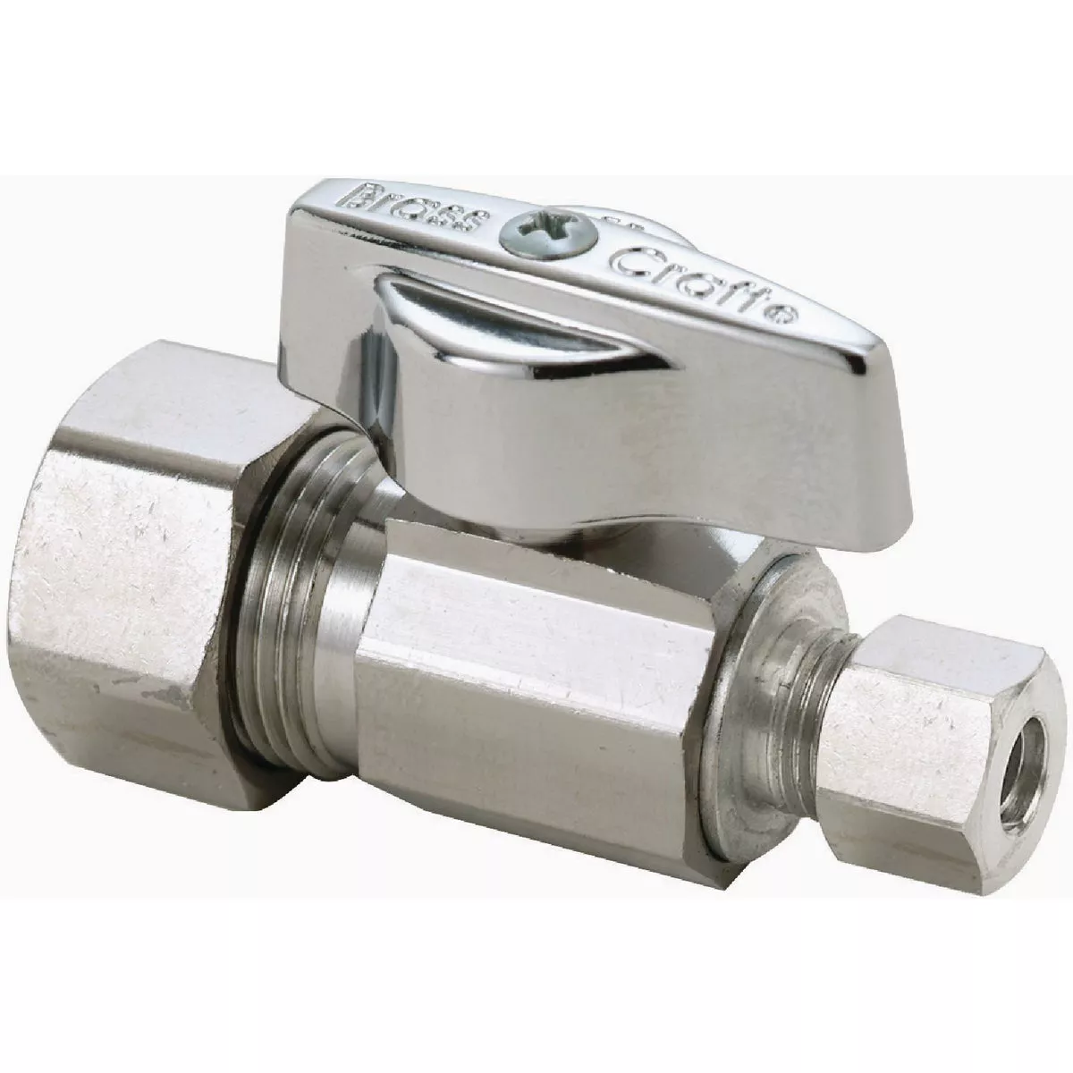 Brasscraft 5/8 In. x 1/4 In. Brass STR Valve-