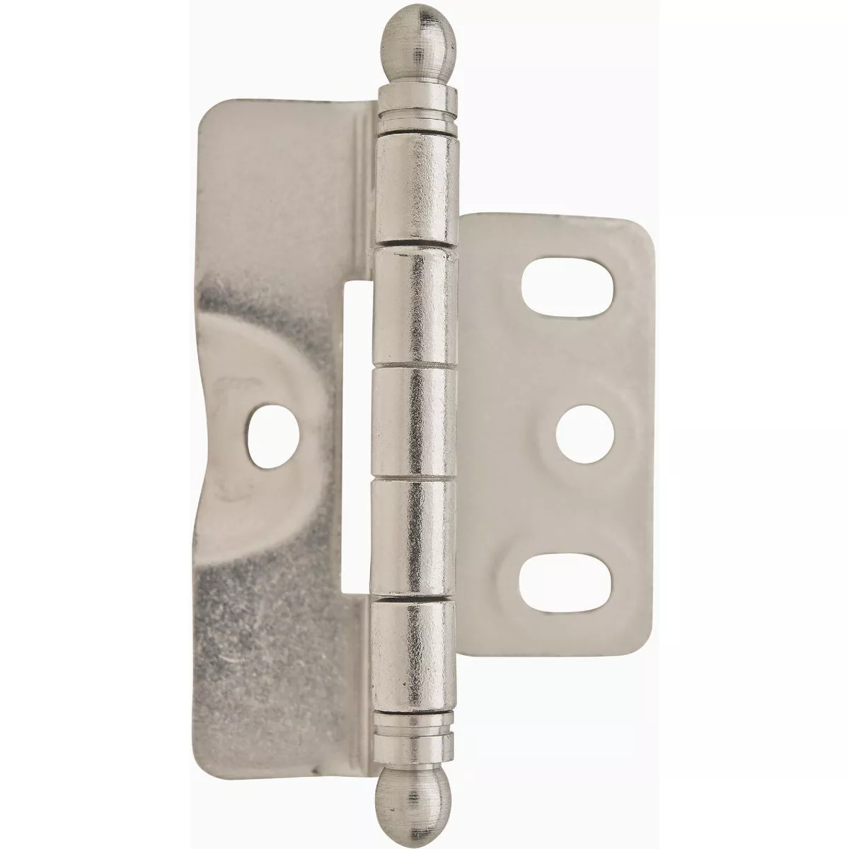 Amerock Satin Nickel Non Self-Closing Full Wrap Overlay Hinge