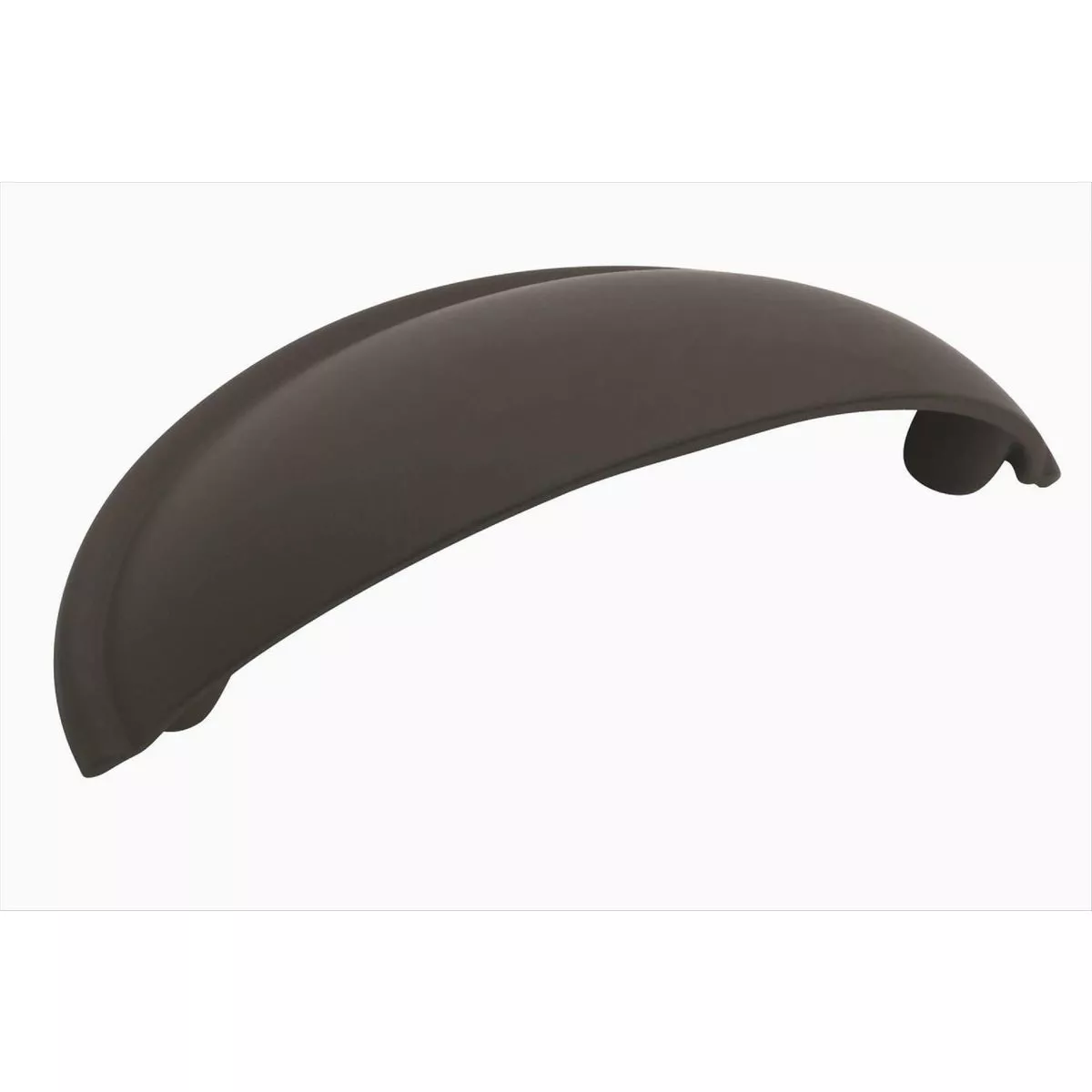Amerock Cup Pulls 2-1/2 In. Flat Black Cabinet Pull