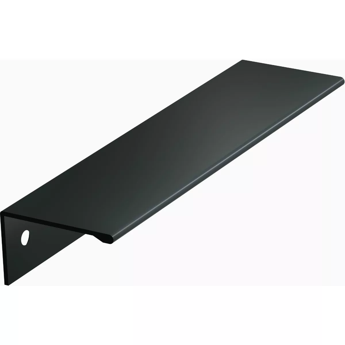 Amerock Edge Pull 5-1/16 In. Flat Black Cabinet Pull