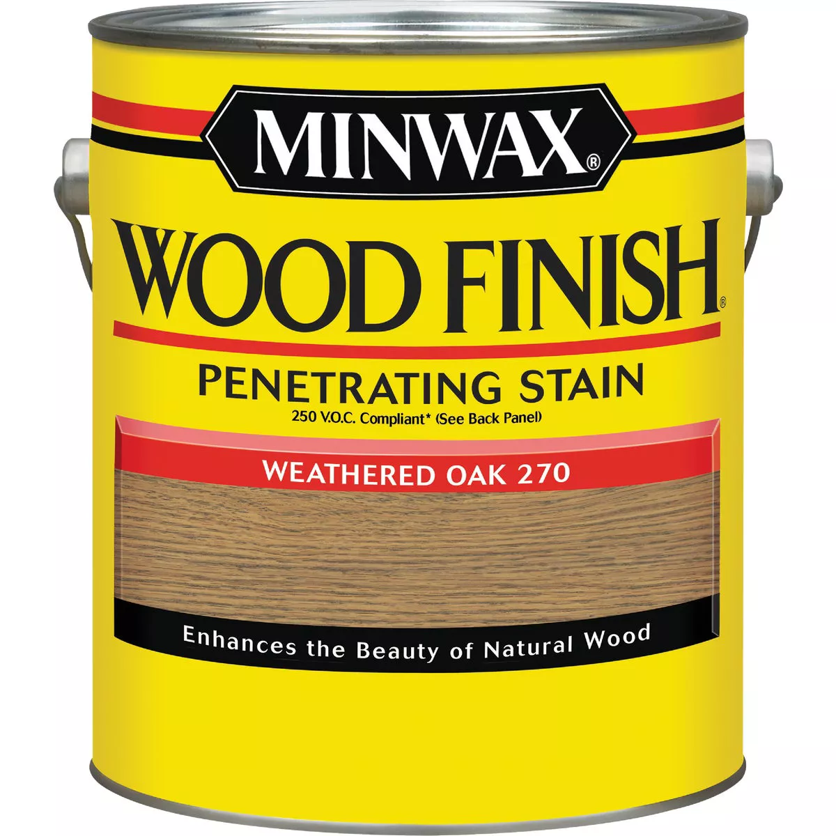 Minwax Wood Finish VOC Penetrating Stain, Weathered Oak, 1 Gal.