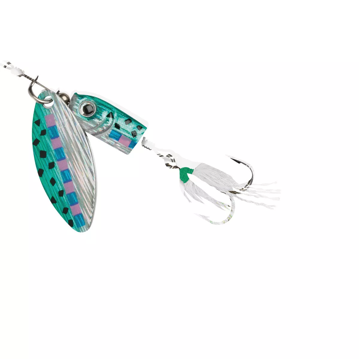 Rapala 1/8 Oz Blade Size #1 Rainbow Trout Flash Spinner Fishing Lure