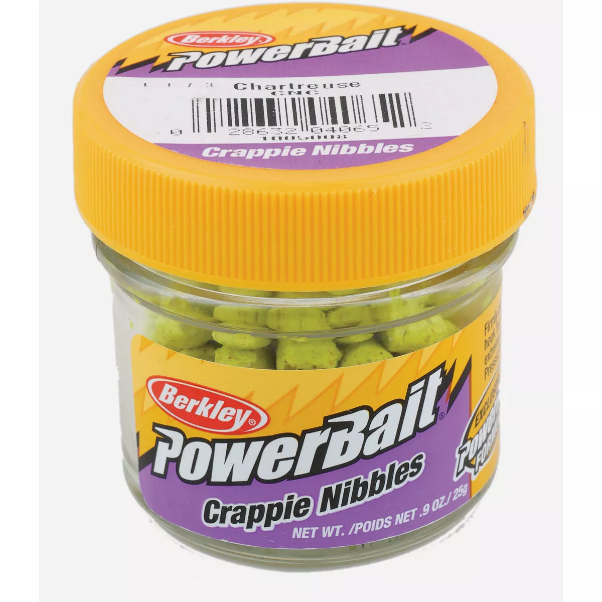 Berkley PowerBait 9 Oz. Chartreuse Crappie Nibbles