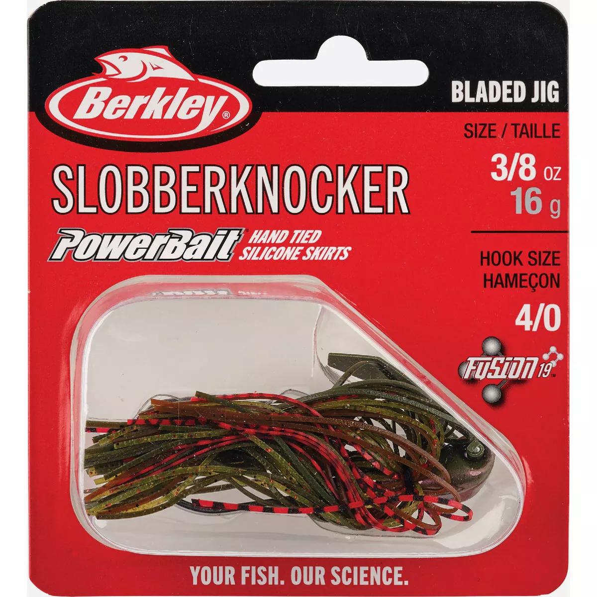 Berkley 3/8 Oz. Hot Craw SlobberKnocker Fishing Lure