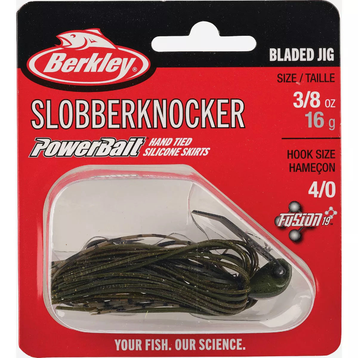 Berkley 3/8 Oz. Green Pumpkin SlobberKnocker Fishing Lure