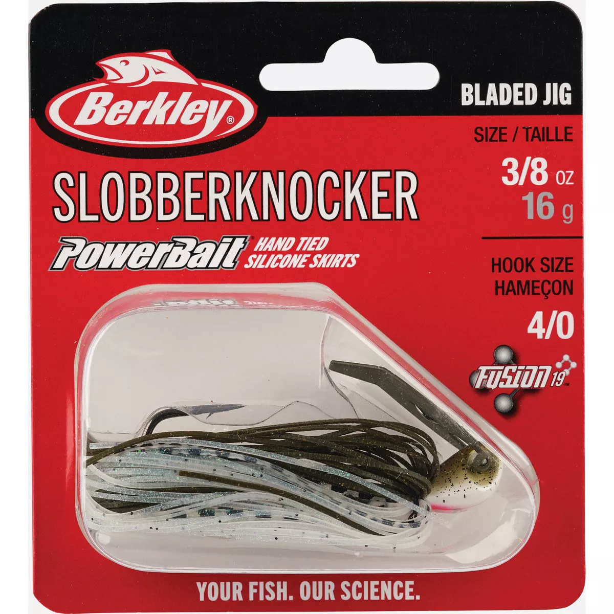 Berkley 3/8 Oz. Green Pumpkin Shad SlobberKnocker Fishing Lure