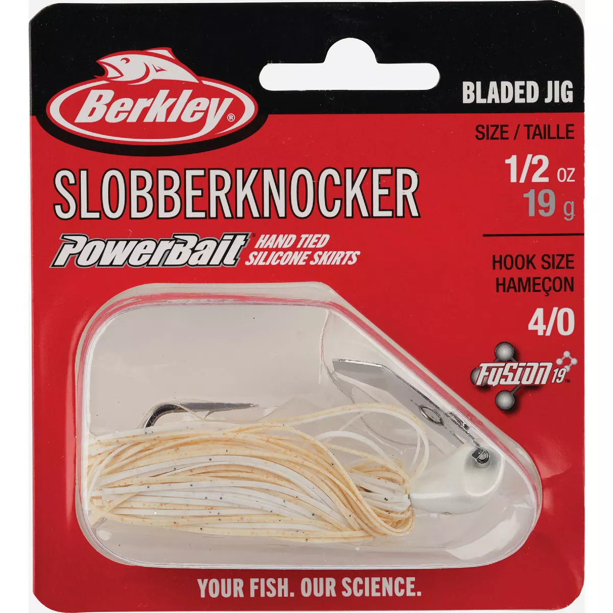 Berkley 1/2 Oz. White SlobberKnocker Fishing Lure