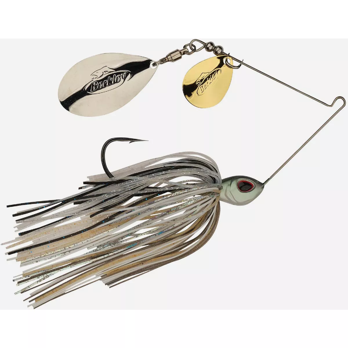 Berkley Power Blade Standard 3/8 Oz.Shad Spawn/Gold + Gold Spinnerbait Lure - photo 2