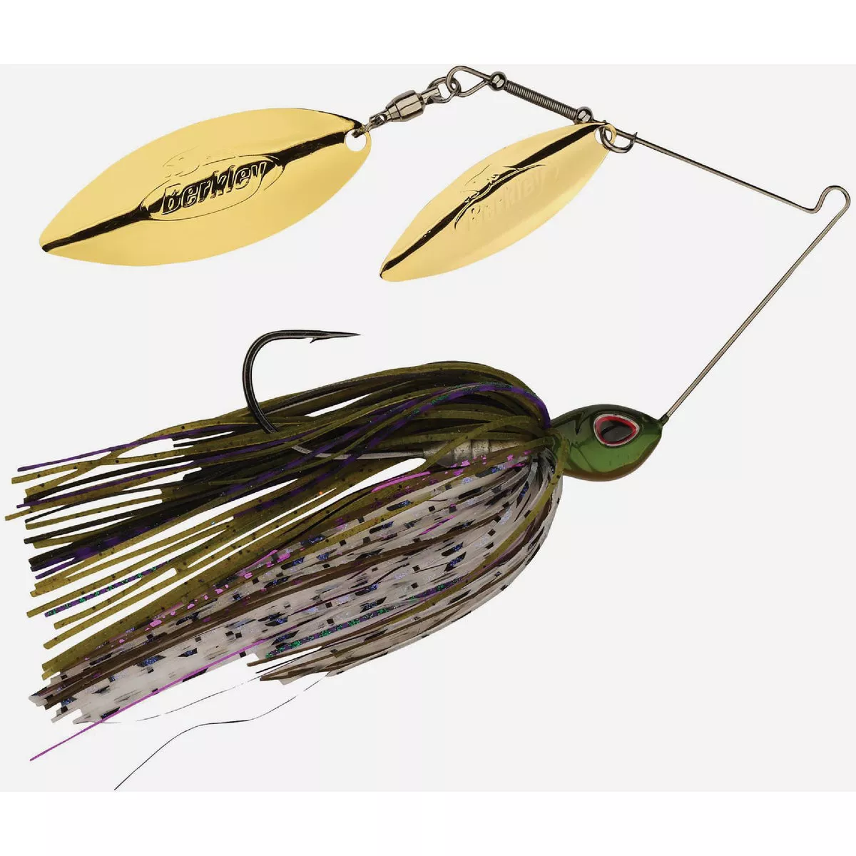 Berkley Power Blade Standard 3/8 Oz. Bama Bream/Gold + Gold Spinnerbait Lure