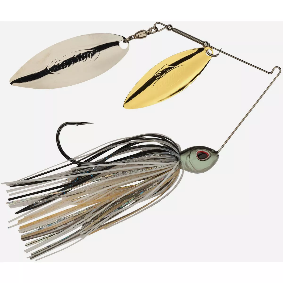 Berkley Power Blade Standard 1/2 Oz. Shad Spawn/Gold + Gold Spinnerbait Lure