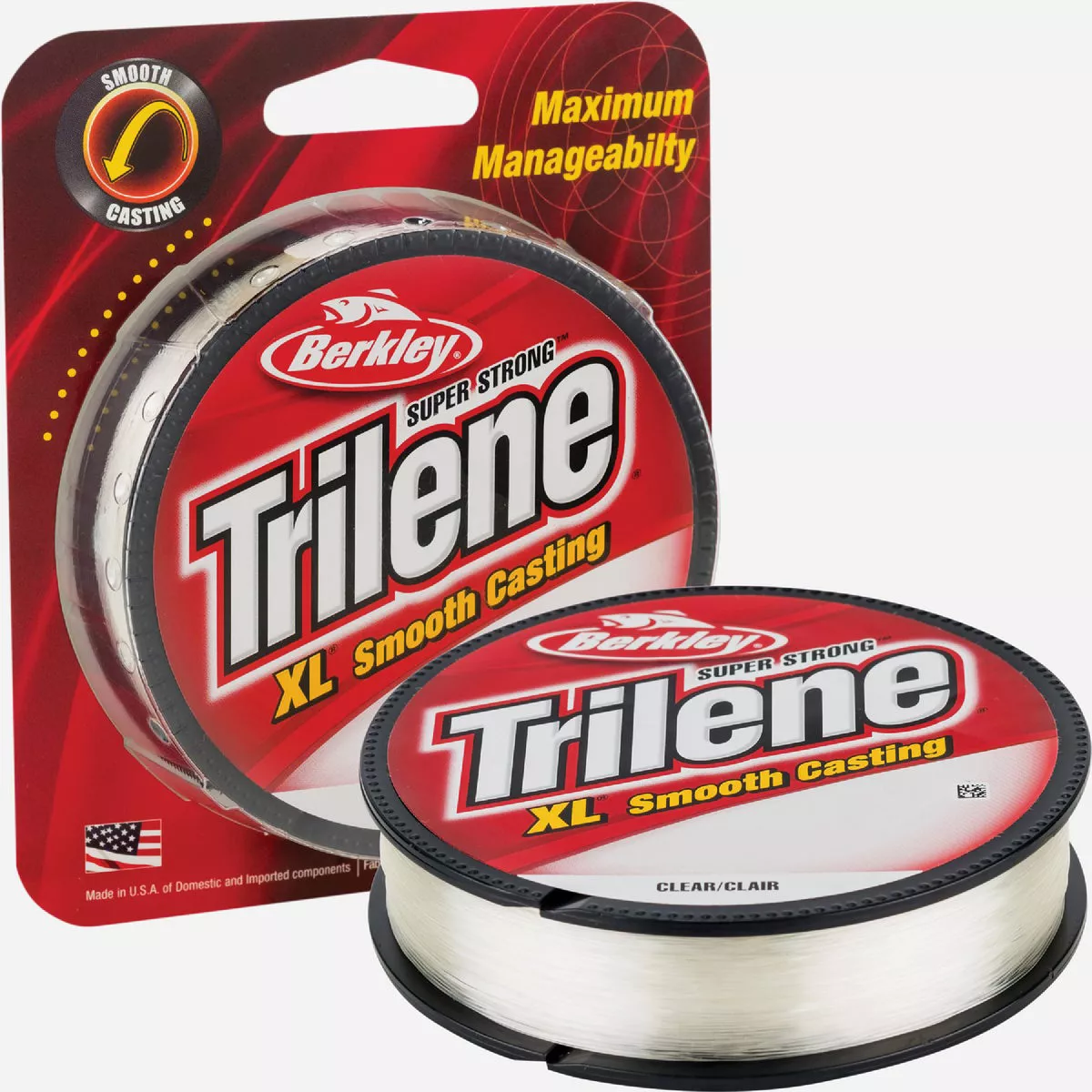 Berkley Trilene XL 8 Lb. 330 Yd. Clear Monofilament Fishing Line
