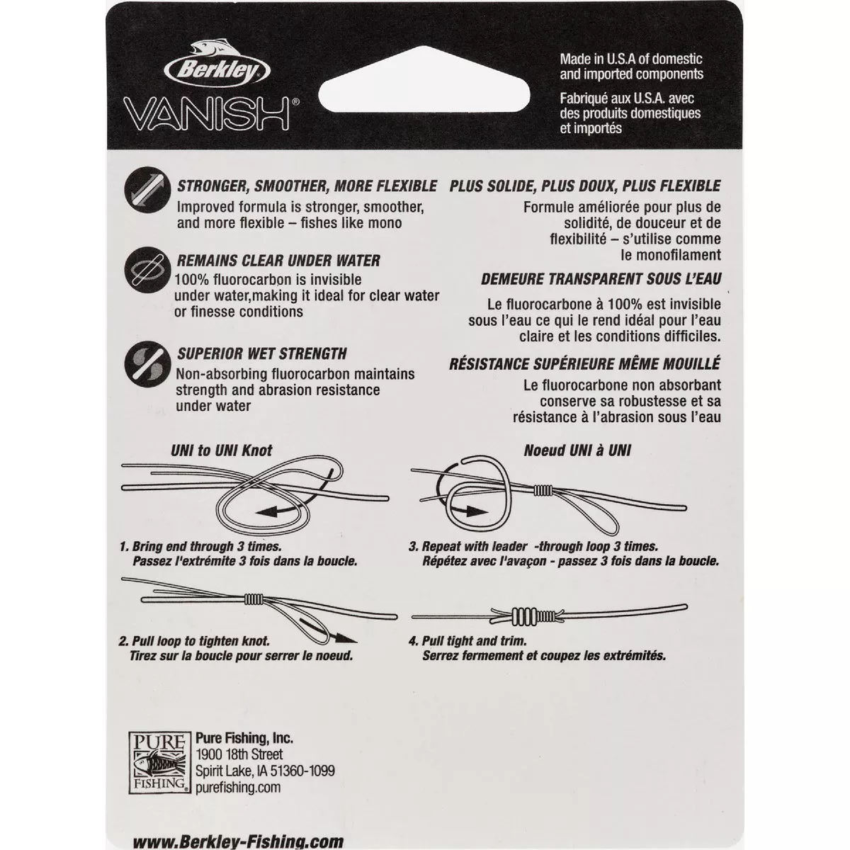Berkley Varnish 8 Lb. 250 Yd. Clear Fluorocarbon Fishing Line - photo 2