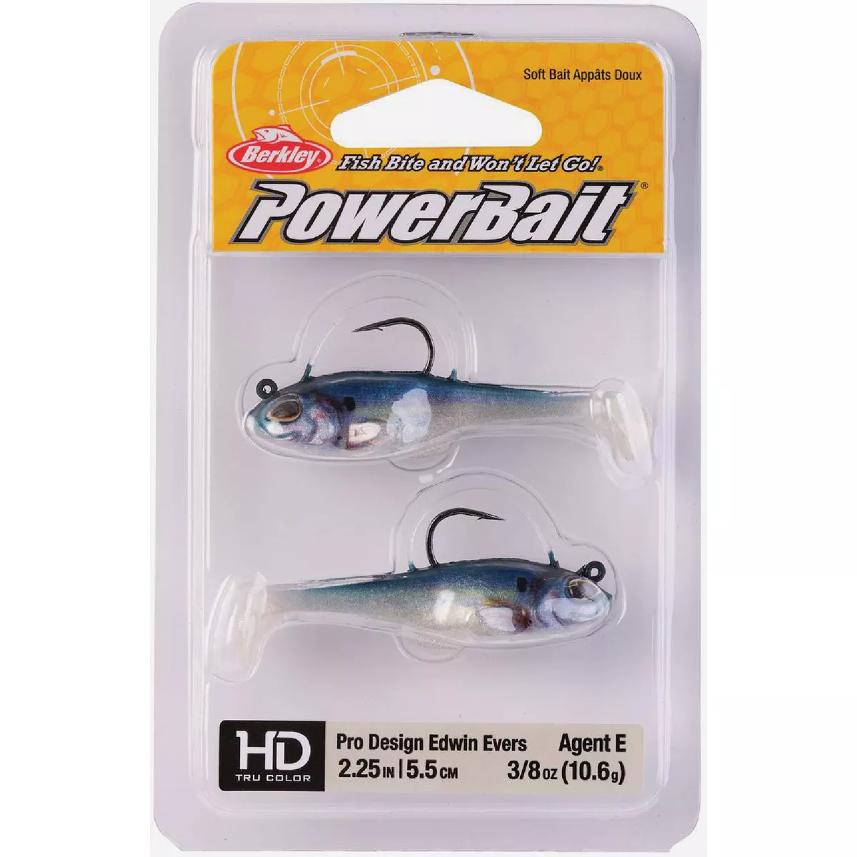 Berkley PowerBait 3/8 Oz 2.25 In. HD Gizzard Shad Agent E Fishing Lure (2  Pack) | Do it Best