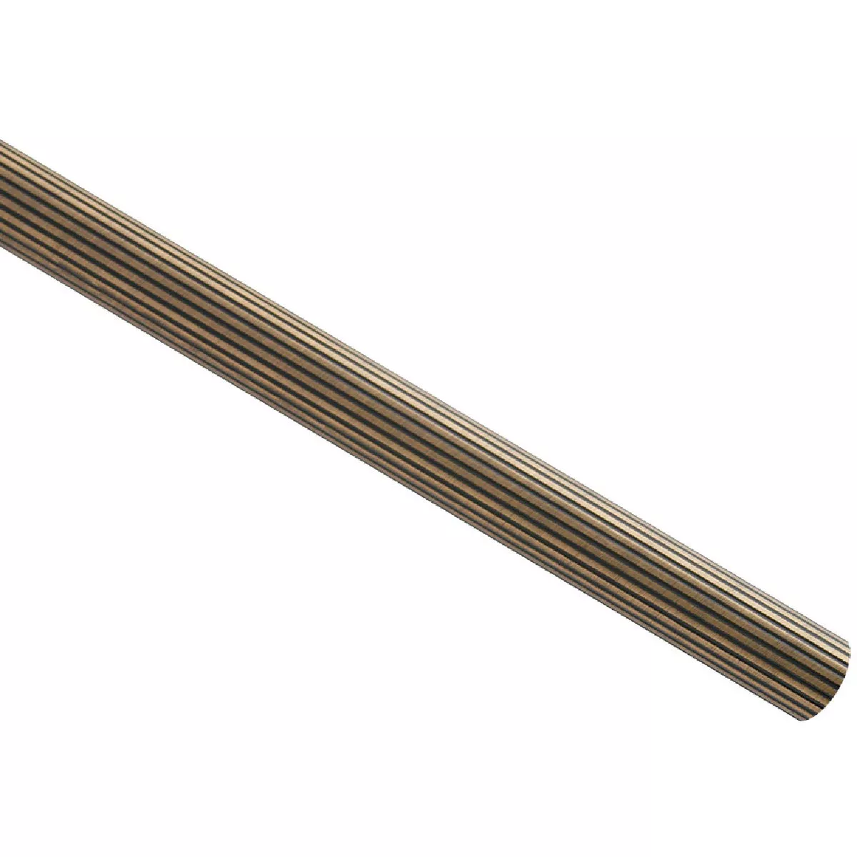 Lido Oil Rubbed Bronze 8 FT Reeded Closet Rod 1-5/16" OD