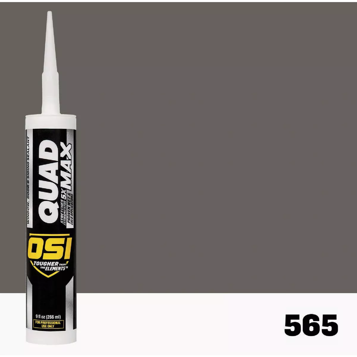 OSI Quad Max Window, Door and Siding Sealant Khaki 565, 9.5 fl oz Cartridge-