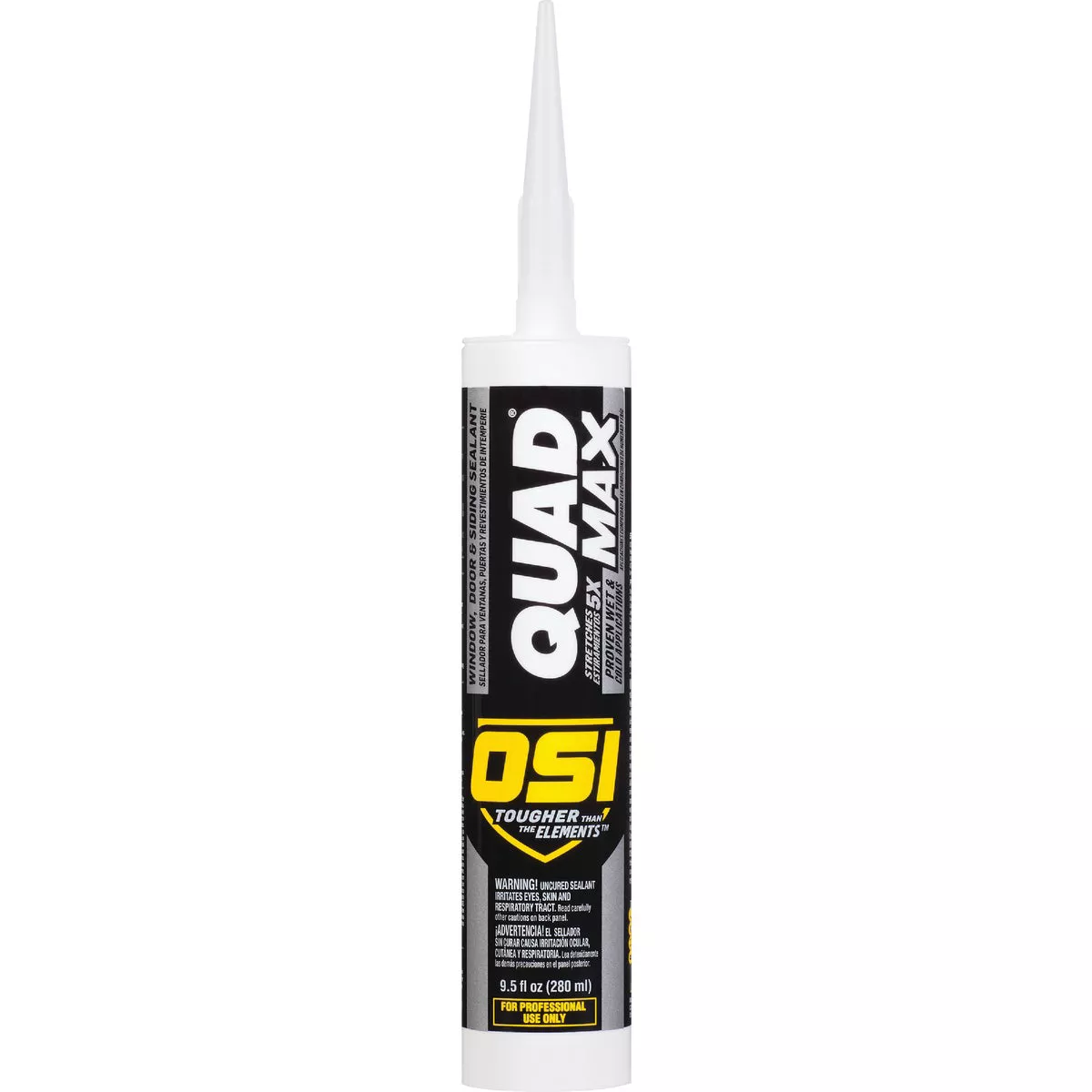 OSI Quad Max Window, Door and Siding Sealant Tan 497, 9.5 fl oz Cartridge