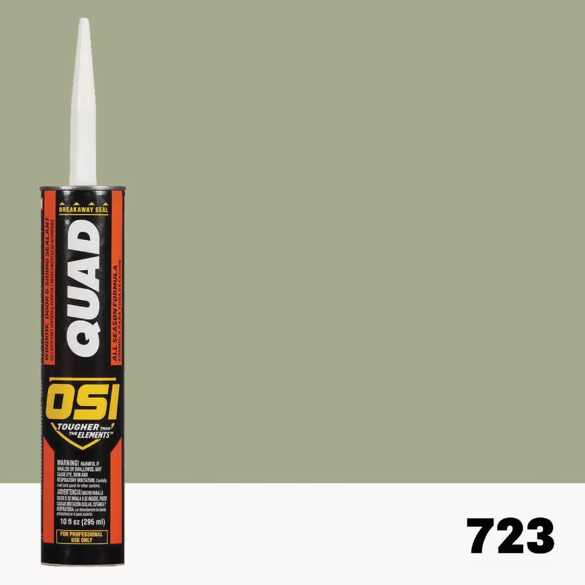 OSI Quad 10 Oz. Window, Door & Siding Sealant, Green 723