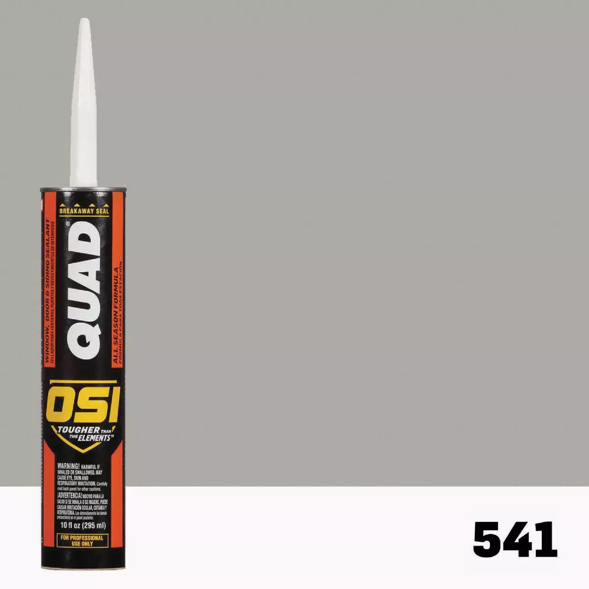 OSI Quad 10 Oz. Window, Door & Siding Sealant, Gray 541
