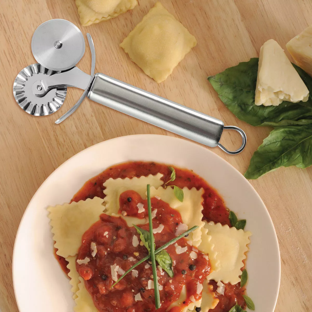 Norpro Stainless Steel Ravioli/Pastry Wheel - photo 4