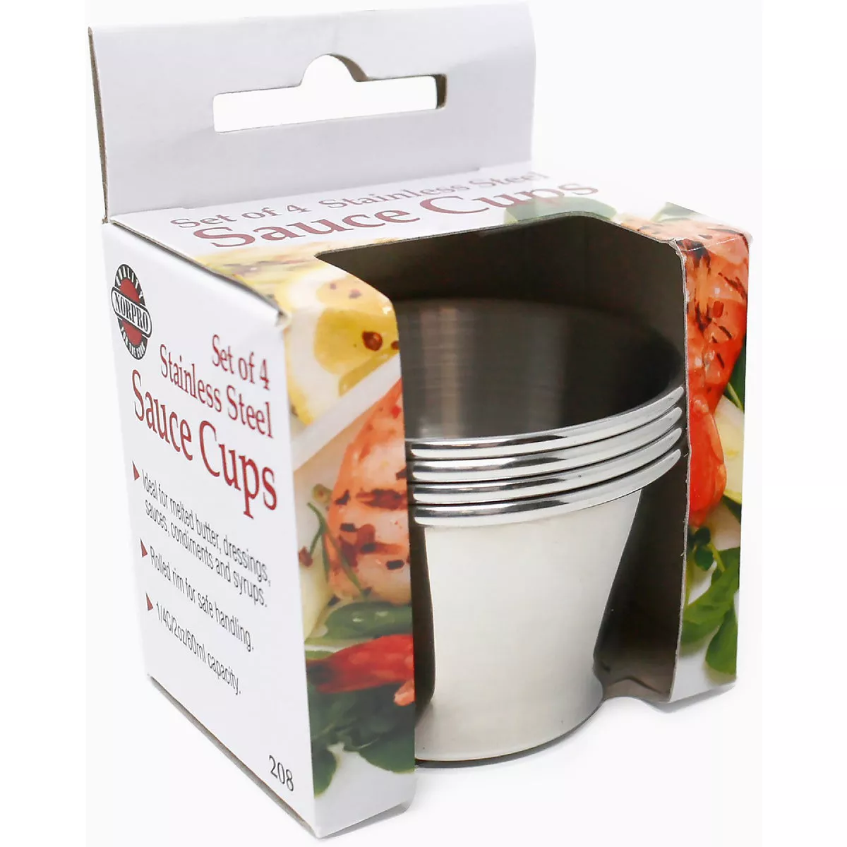 Norpro Stainless Steel Sauce/Butter Cups (4-Piece) - photo 2