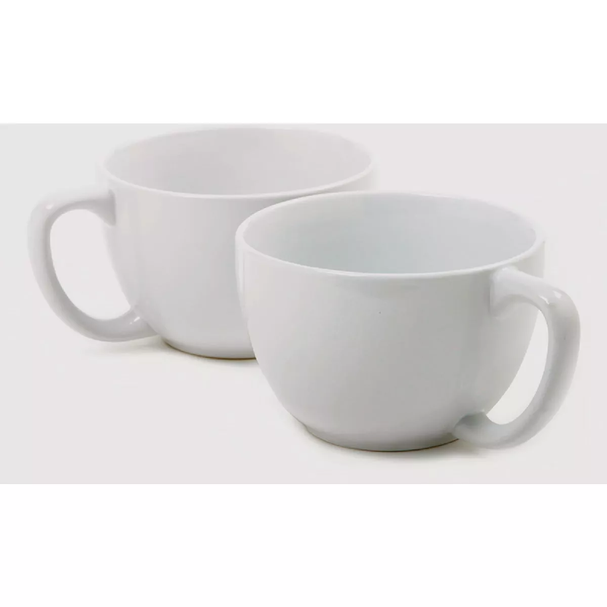 Norpro 16 Oz. White Porcelain My Favorite Jumbo Mug (2-Piece)