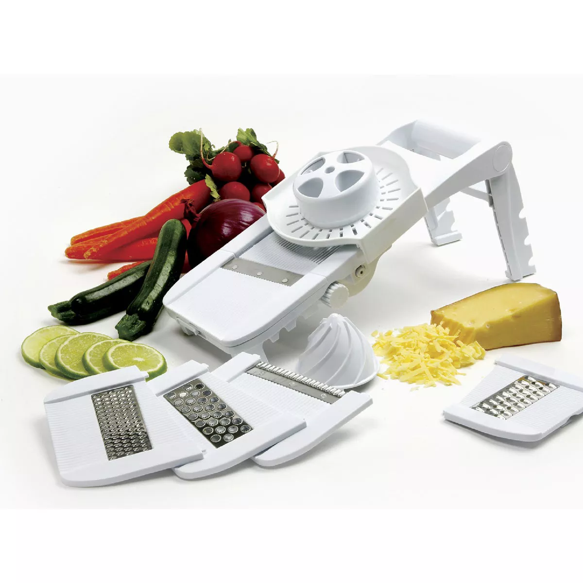 Norpro Mandoline Slicer, Grater, Shredder, Julienne & Juicer