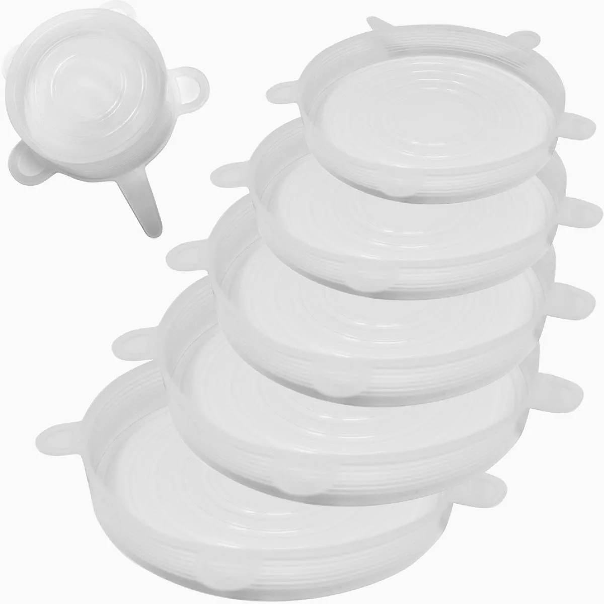 Norpro Reusable Round Silicone Lids (6-Count)