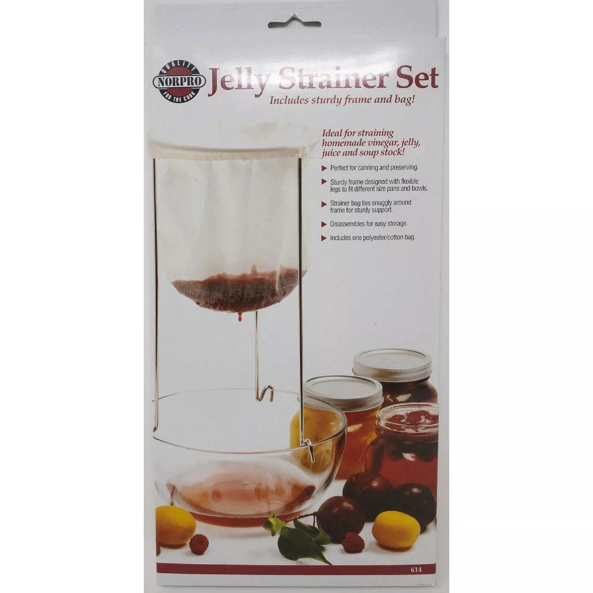 Norpro 6.5 In. x 12 In. Cotton Bag Jelly Strainer Stand - photo 4