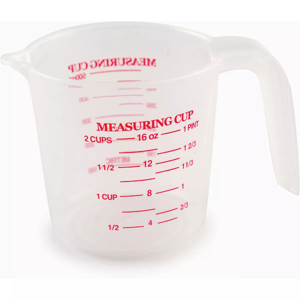 Norpro 2 Cup White Plastic Measuring Cup - photo 2