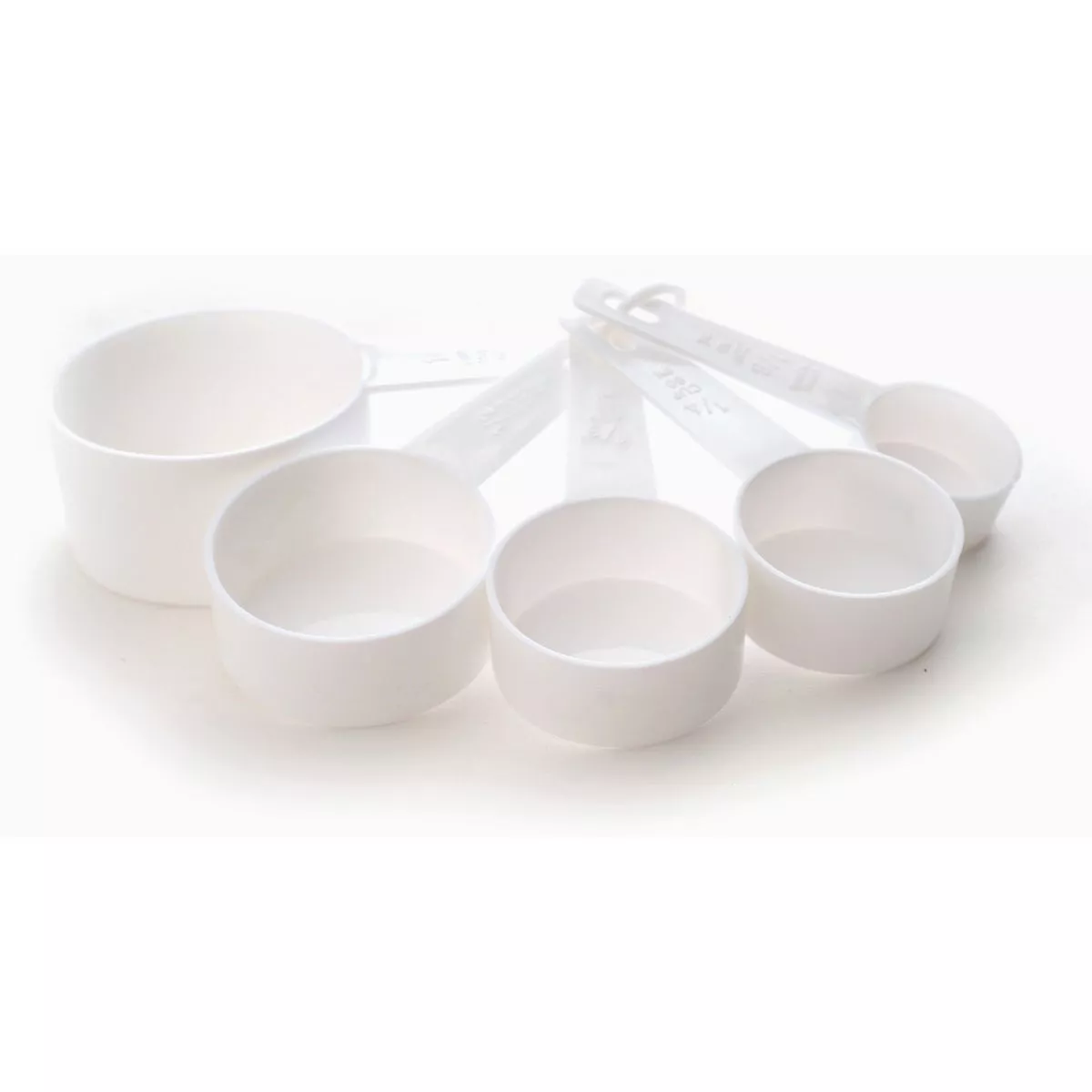 Norpro White Plastic Measuring Cup Set (5-Piece) - photo 2