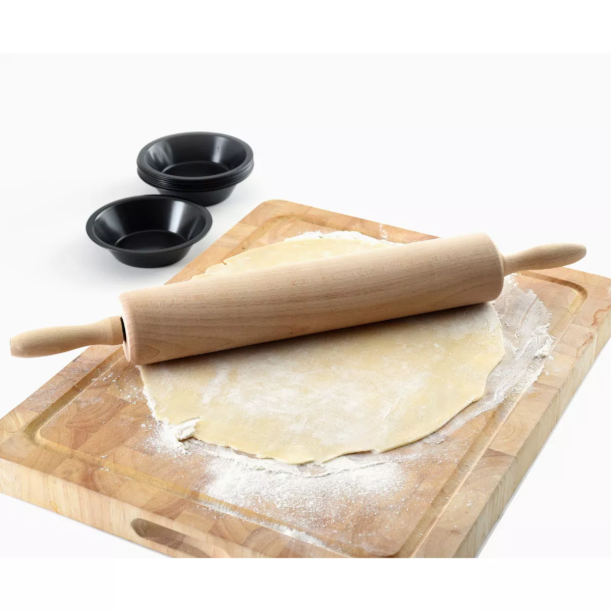 Norpro 13 In. Hardwood Rolling Pin - photo 2