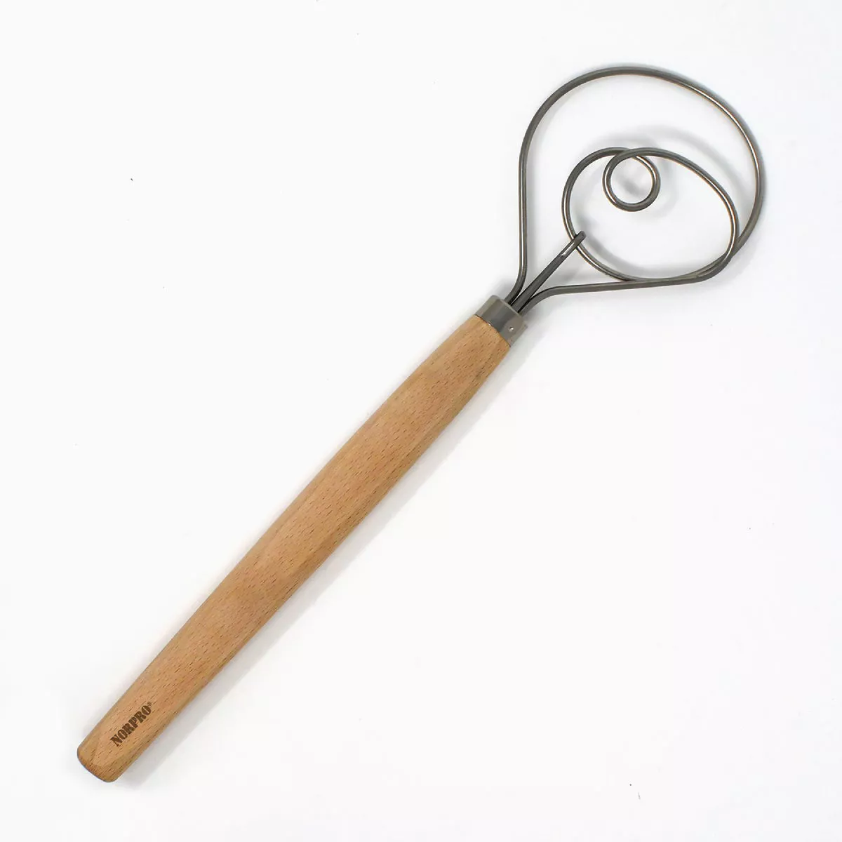 Norpro 12 In. Scandinavian Dough Whisk