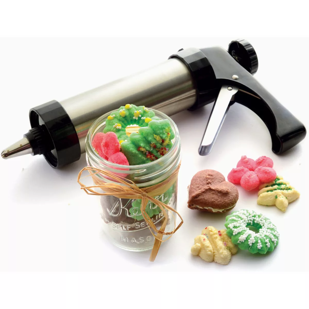 Norpro Stainless Steel Cookie/Icing Press With Case - photo 6