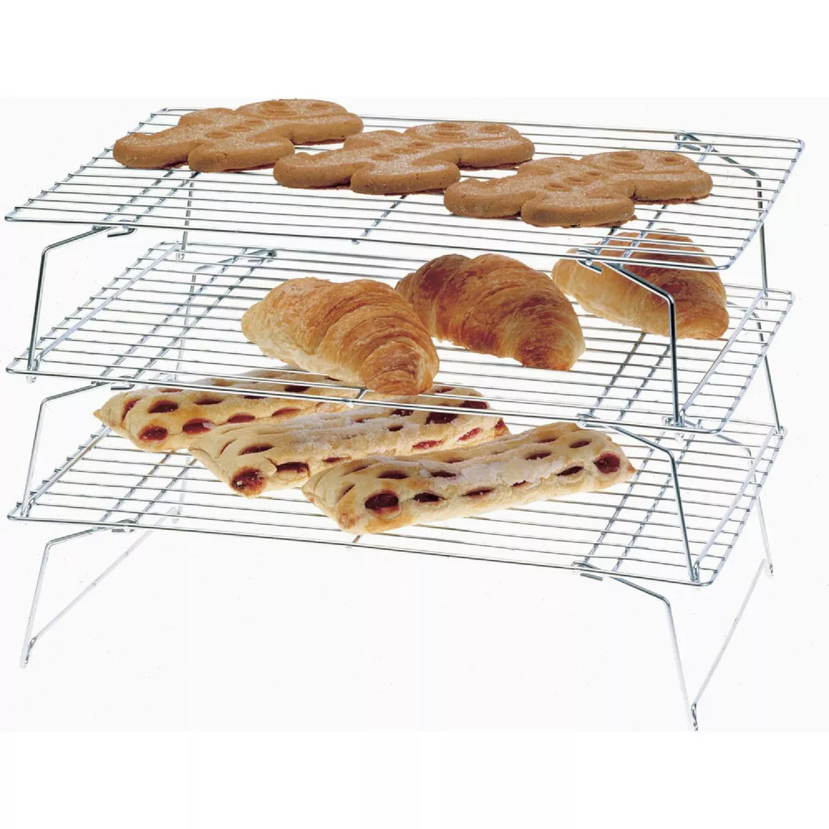 Norpro 10 In. x 14 In. Baking & Cooling Rack (3-Pack) - photo 2