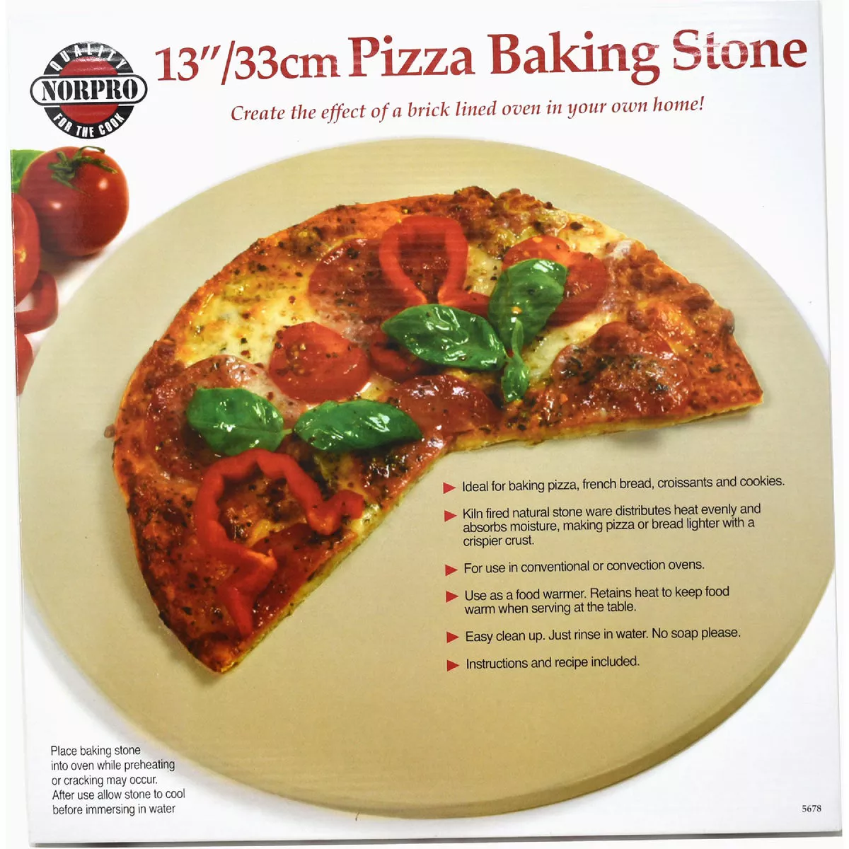 Norpro 13 In. Dia. Pizza Baking Stone - photo 2