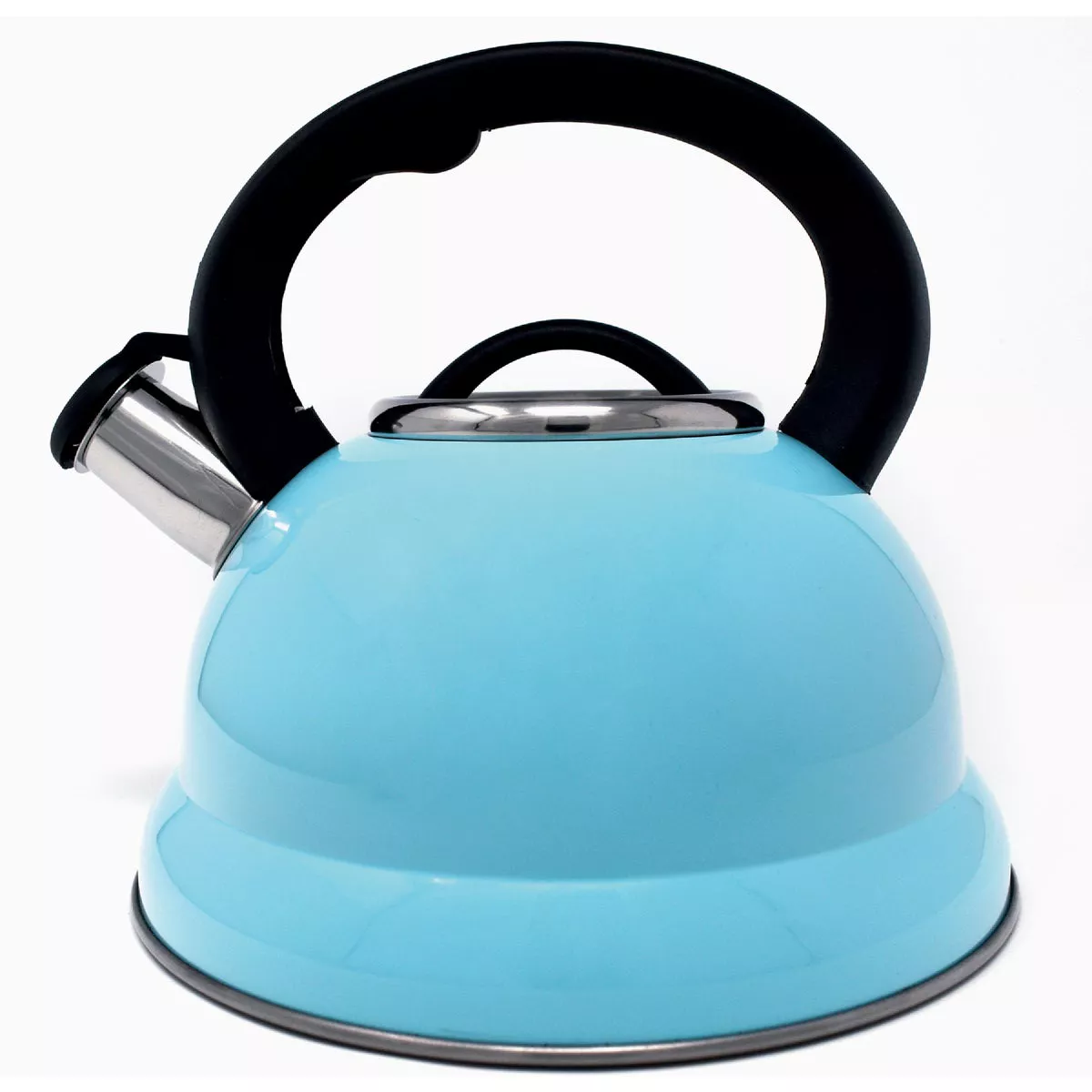Norpro 2.7 Ltr. Blue Stainless Steel Whistling Tea Kettle