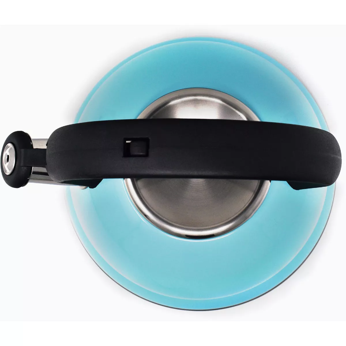 Norpro 2.7 Ltr. Blue Stainless Steel Whistling Tea Kettle - photo 3