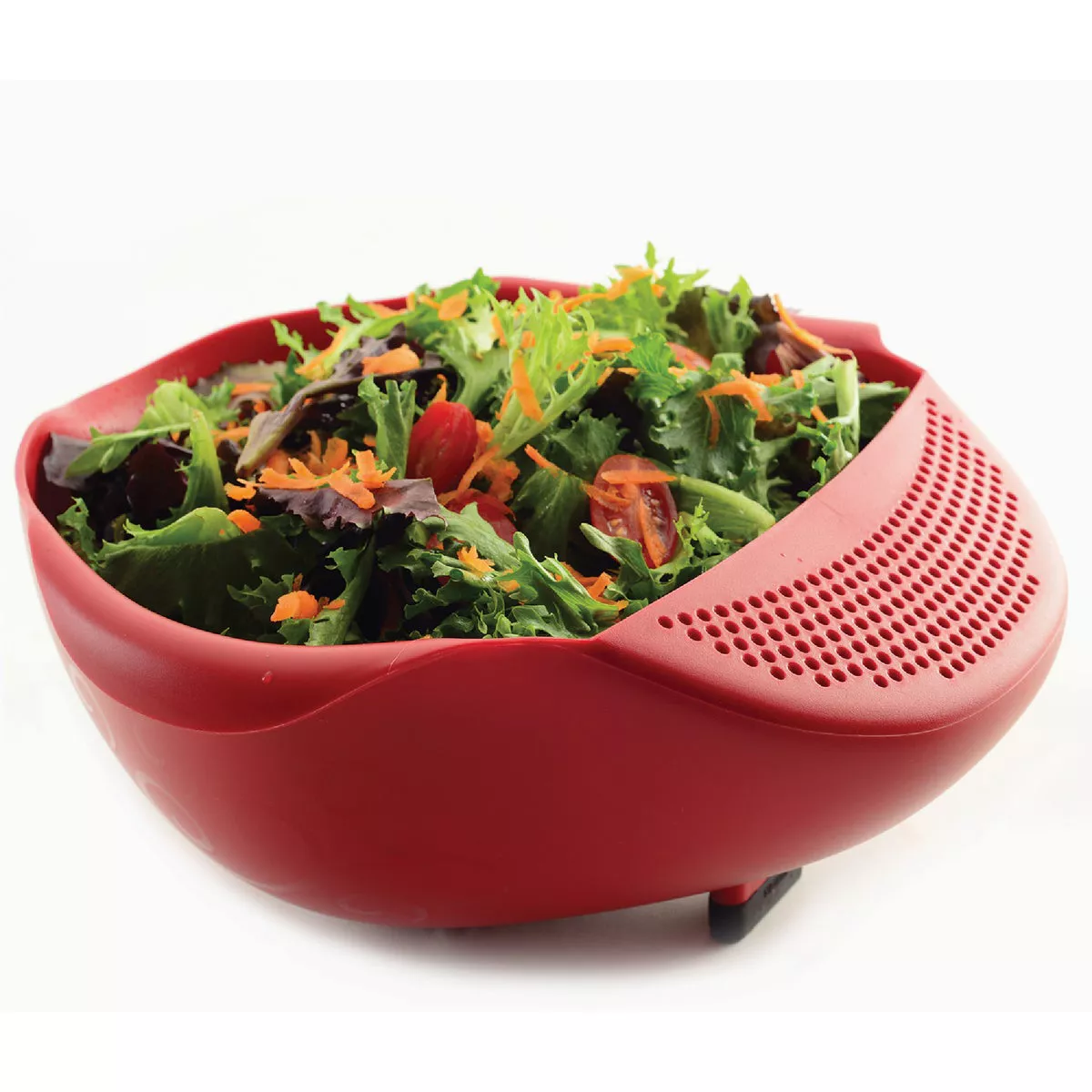 Norpro 12 In. Serving Bowl With Strainer- - photo 5