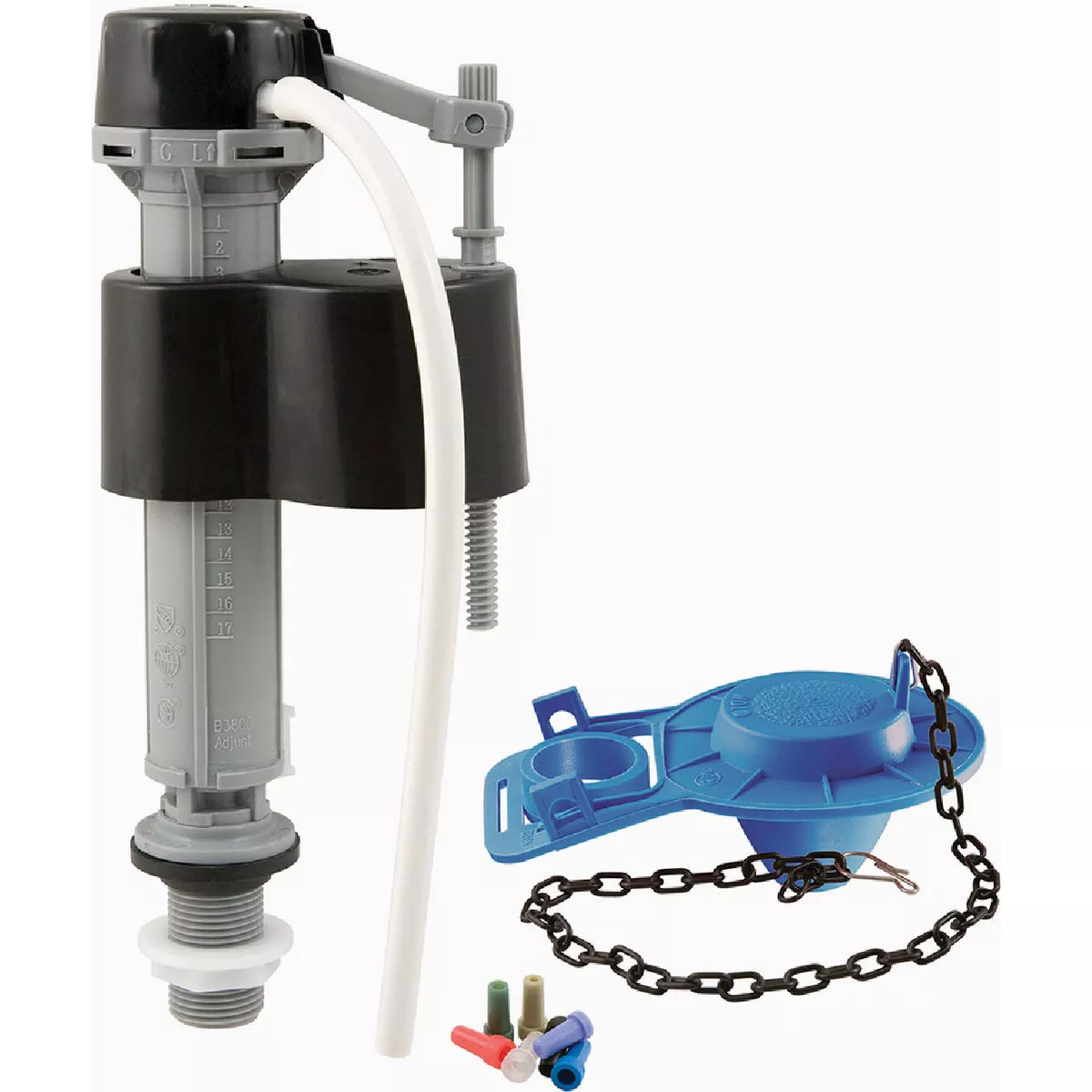 Plumb Craft Toilet Fill Valve Kit with 2 In. Flapper