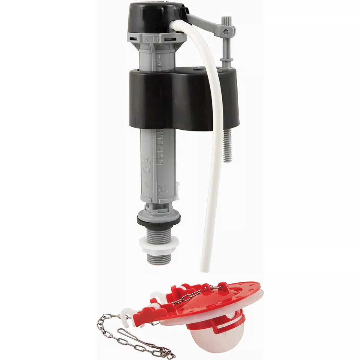 Plumb Craft Toilet Fill Valve Kit with 3 In. Flapper