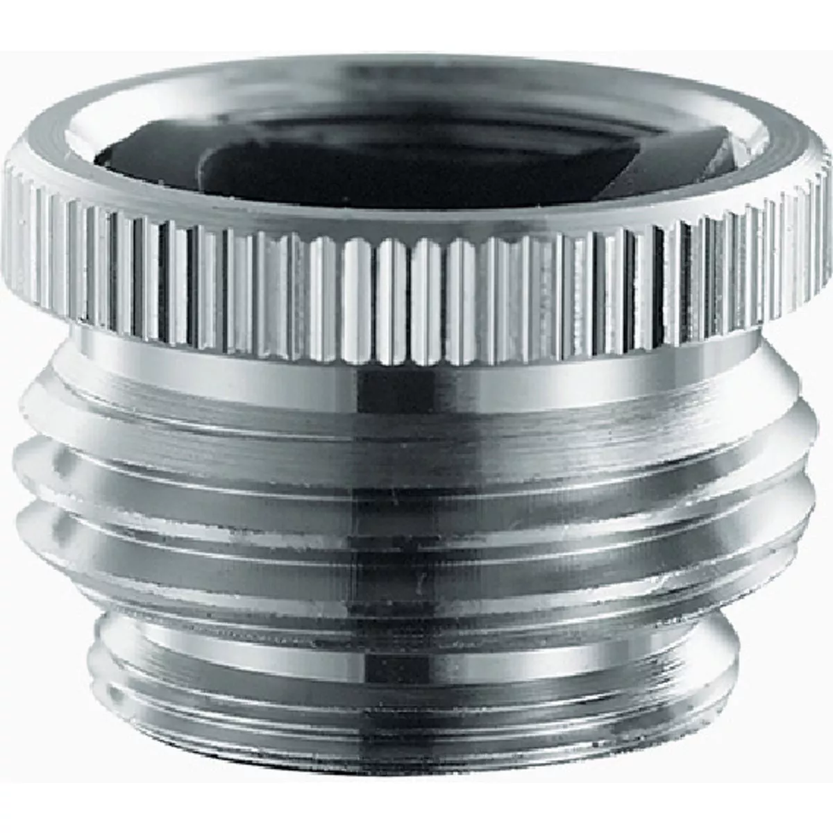 Plumb Craft 55/64"-27 Female x 55/64-27 Male Chrome Aerator Adapter