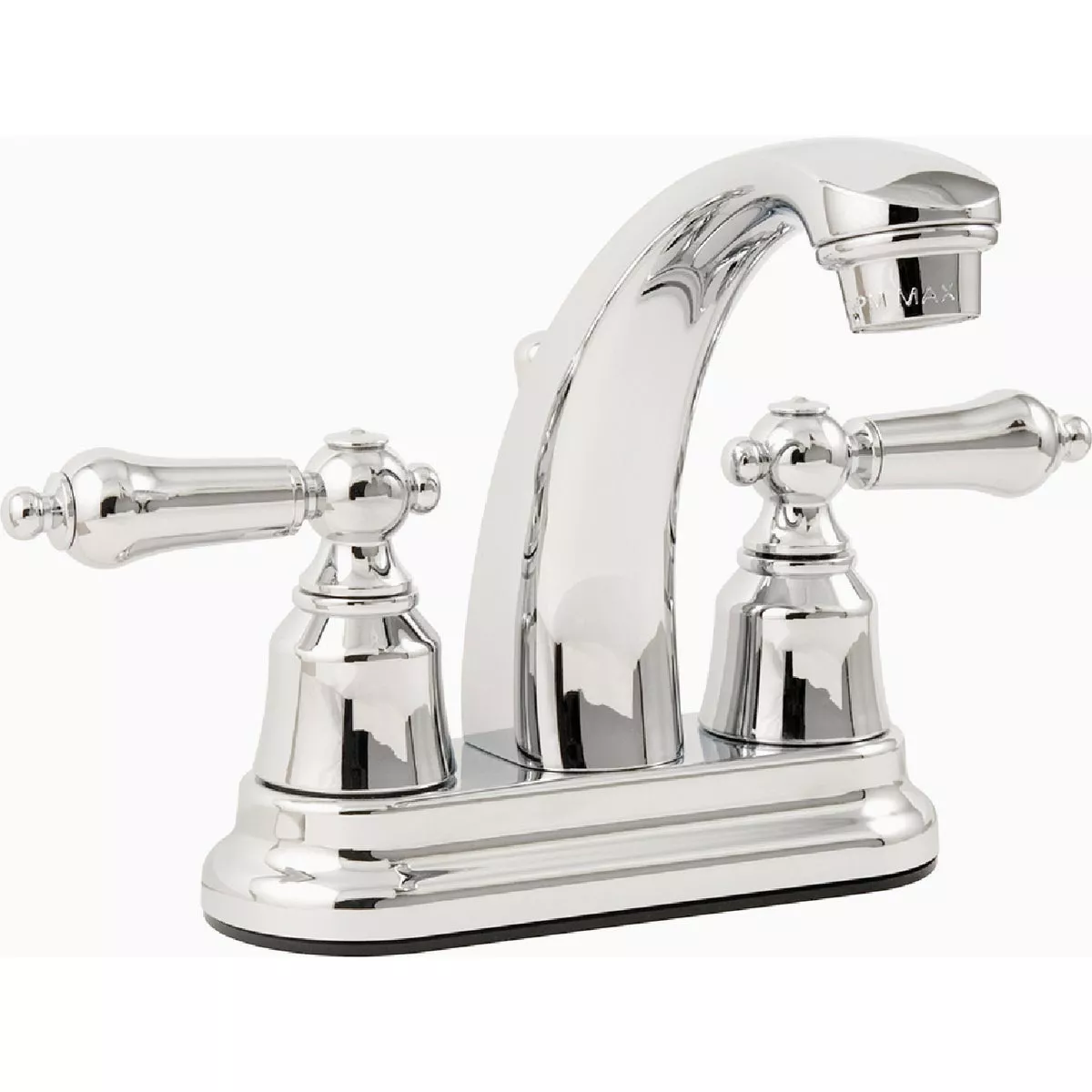 Aqualife Chrome 2-Handle Decorative High Arc Spout Bathroom Faucet with Pop-Up Drain Assembly