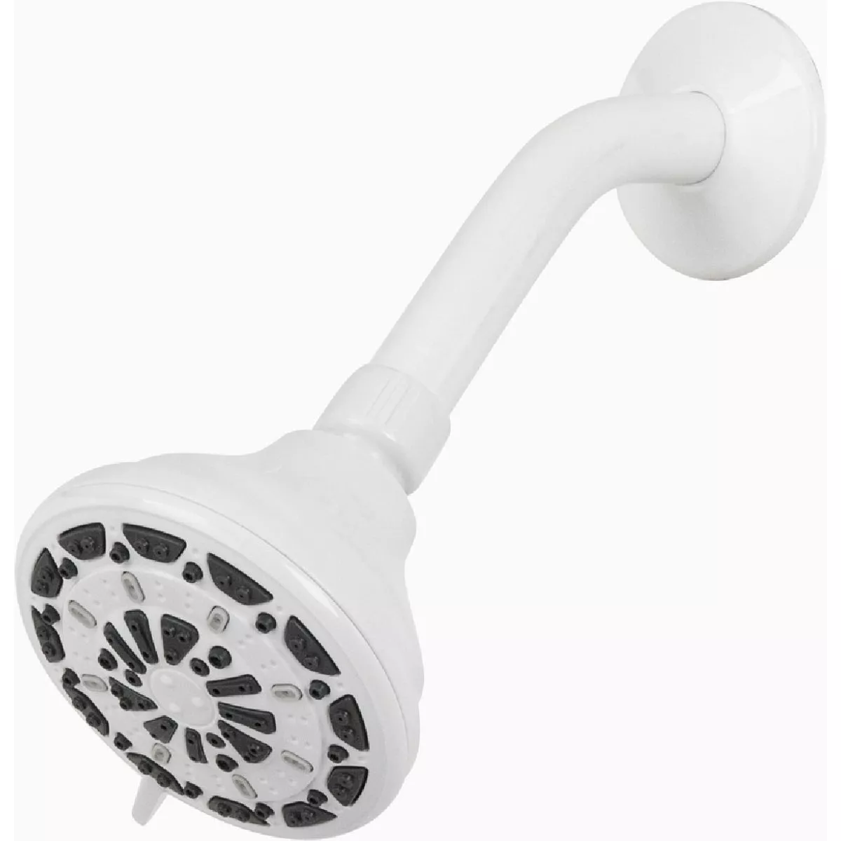 Waxman Serene 6-Spray Fixed Shower Head, White