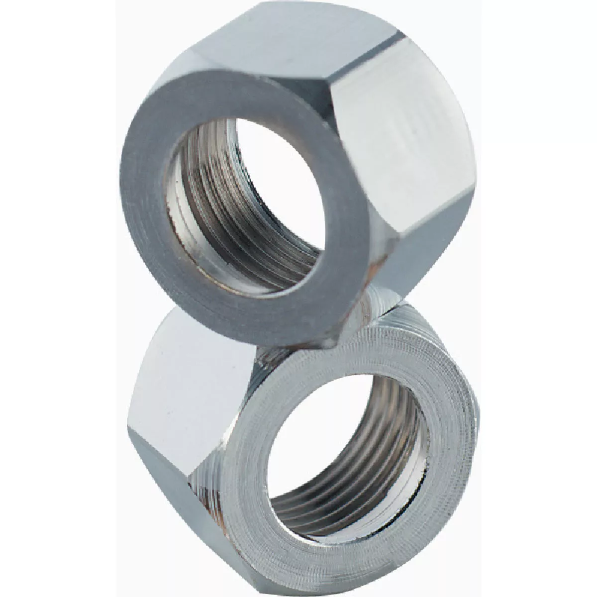 Plumb Craft 3/8 In. Chrome Plated Brass Compression Nut (2-Pack)